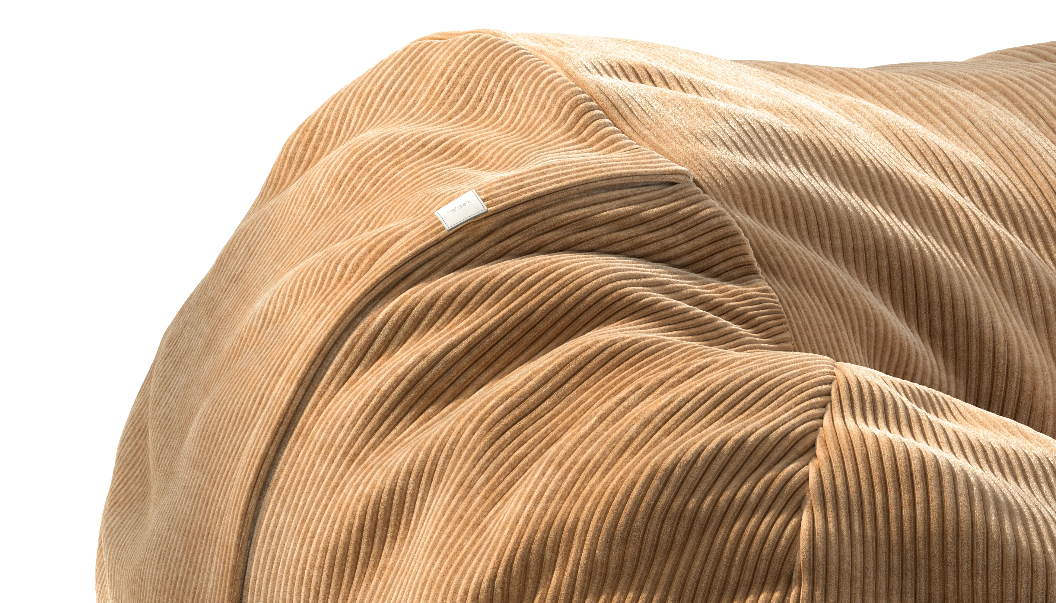 vetsak | Zitzak Large - Cord Velour - Camel - Image 3