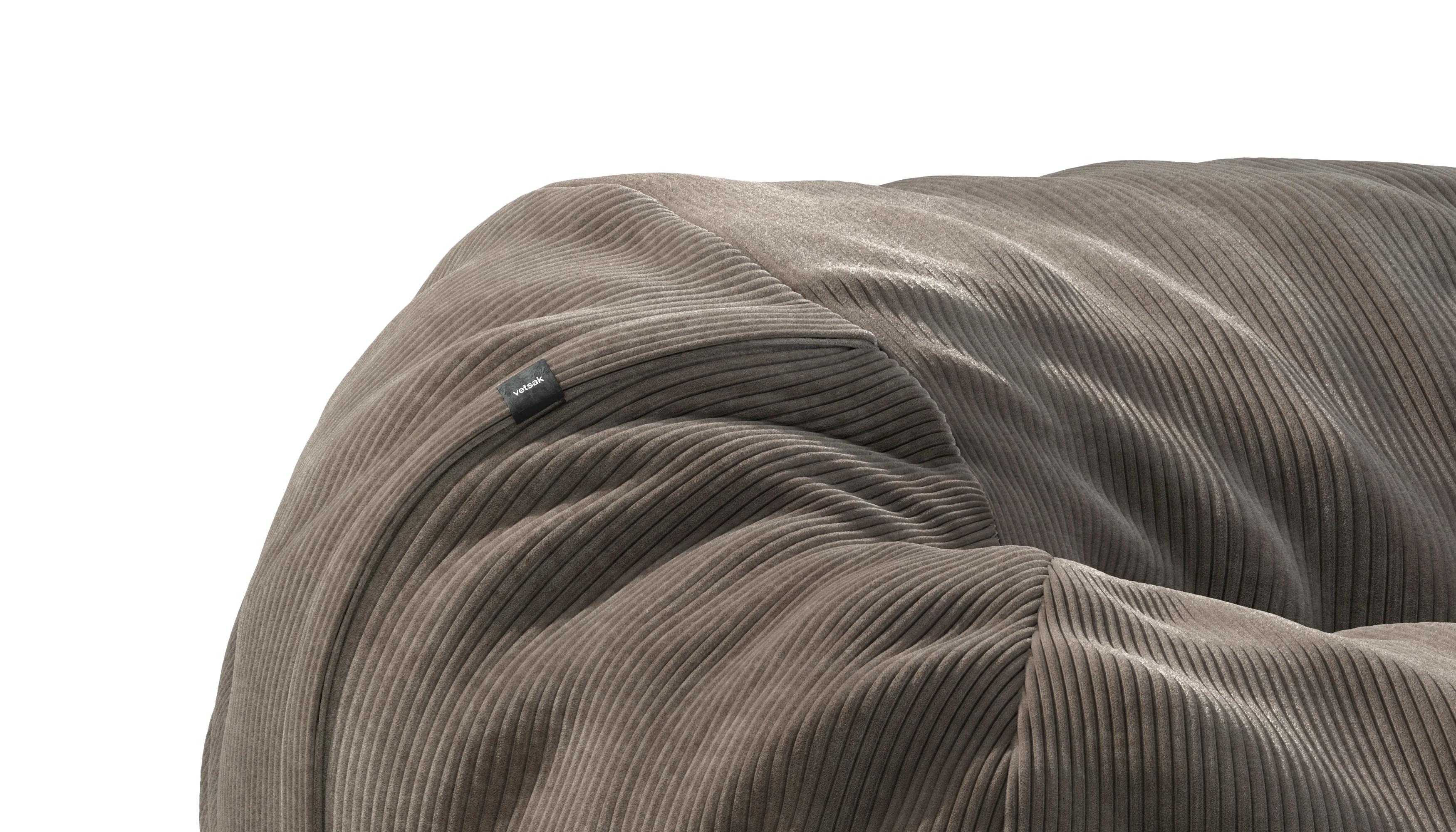vetsak | Zitzak Medium - Cord Velour - Mocha - Image 3