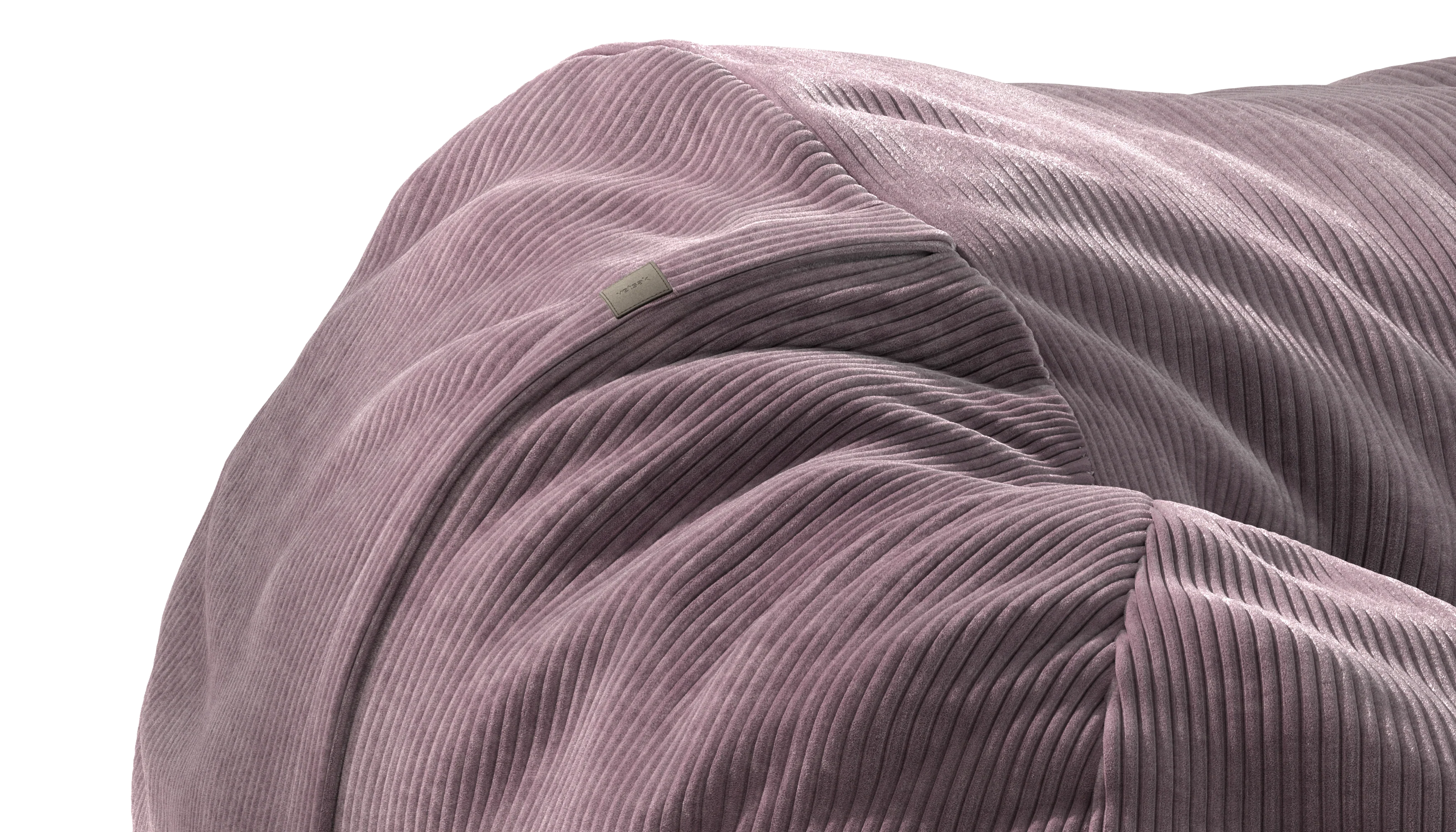 vetsak | Cover Zitzak Large - Cord Velour - Blossom - Image 3