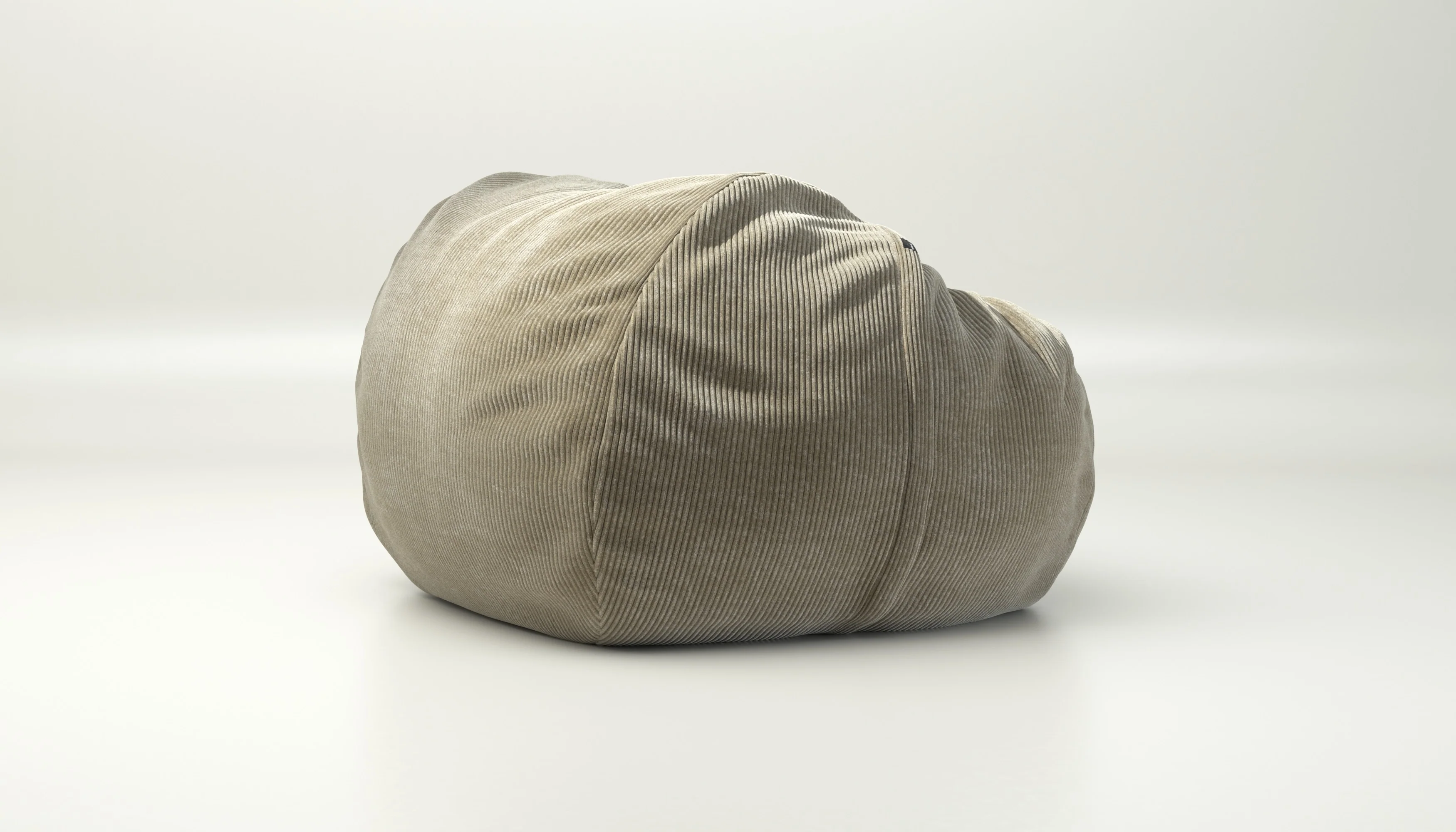 vetsak | Cover Zitzak Large - Cord Velour - Khaki - Image 2