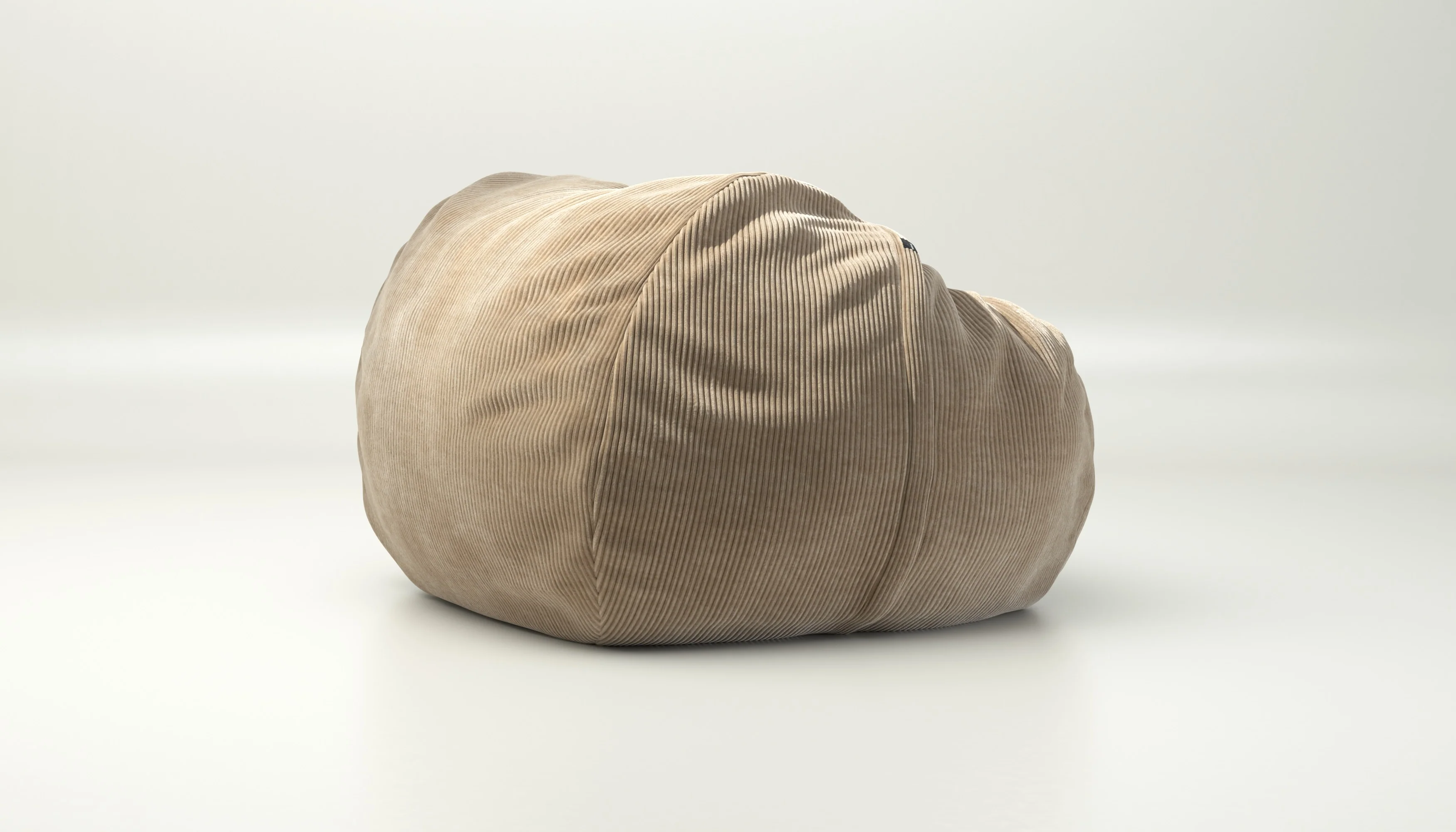 vetsak | Cover Zitzak Large - Cord Velour - Sand - Image 2