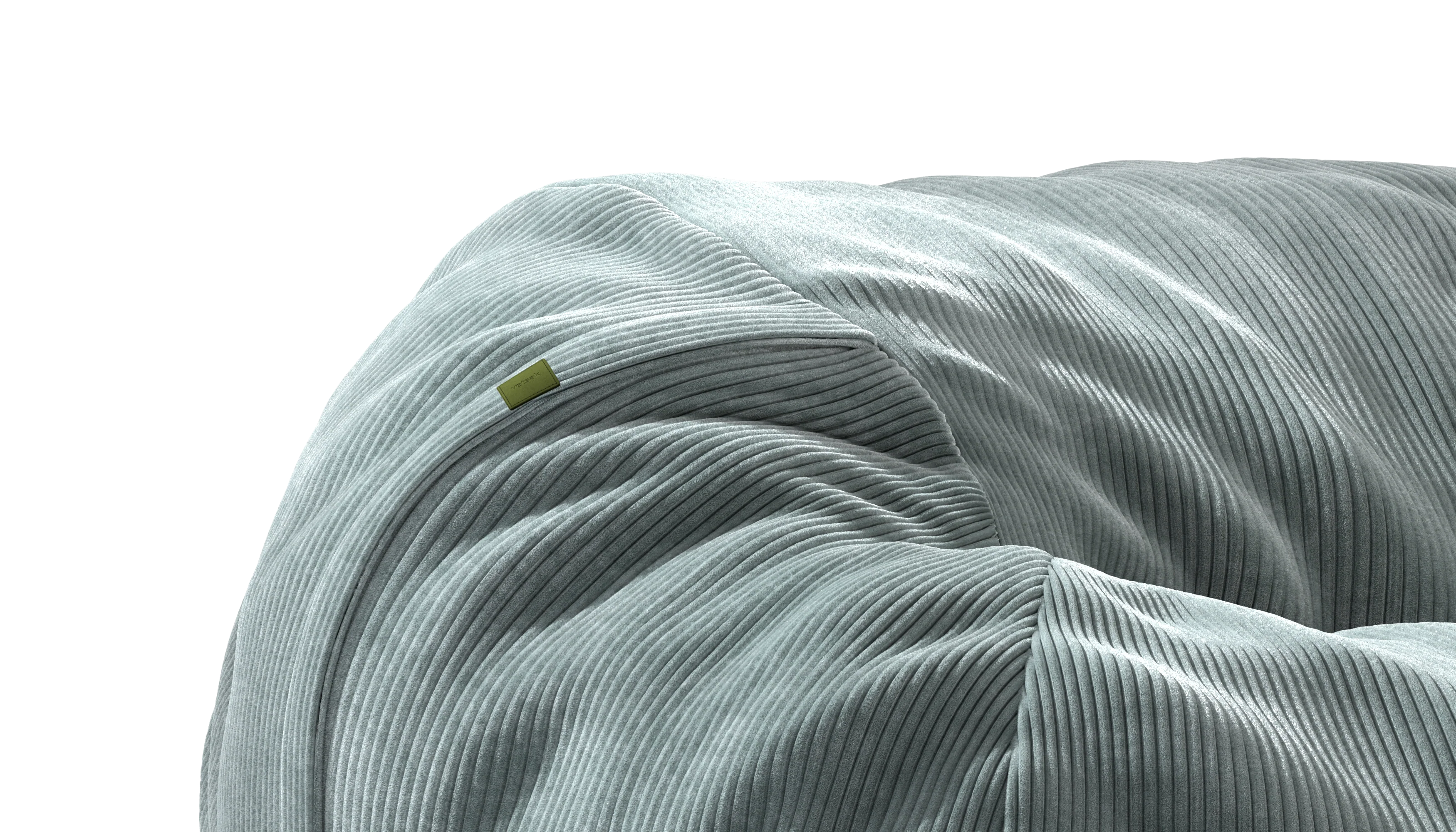 vetsak | Zitzak Medium - Cord Velour - Mint - Image 3