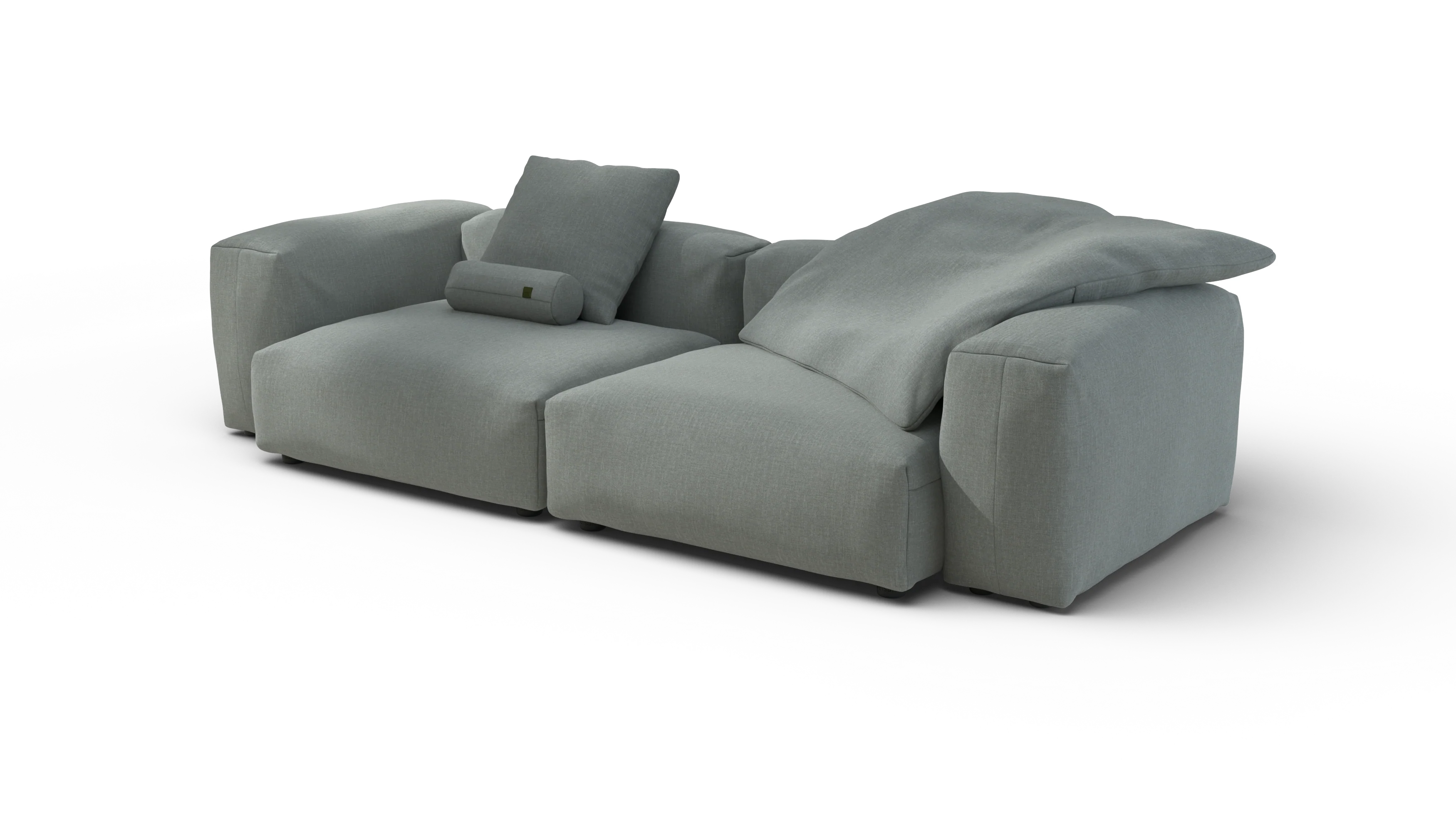 vetsak | Sofa Set 02 Large - Breeze - Sage | Modulaire Sofa | 3.5 Zits | Big Sofa - Image 3