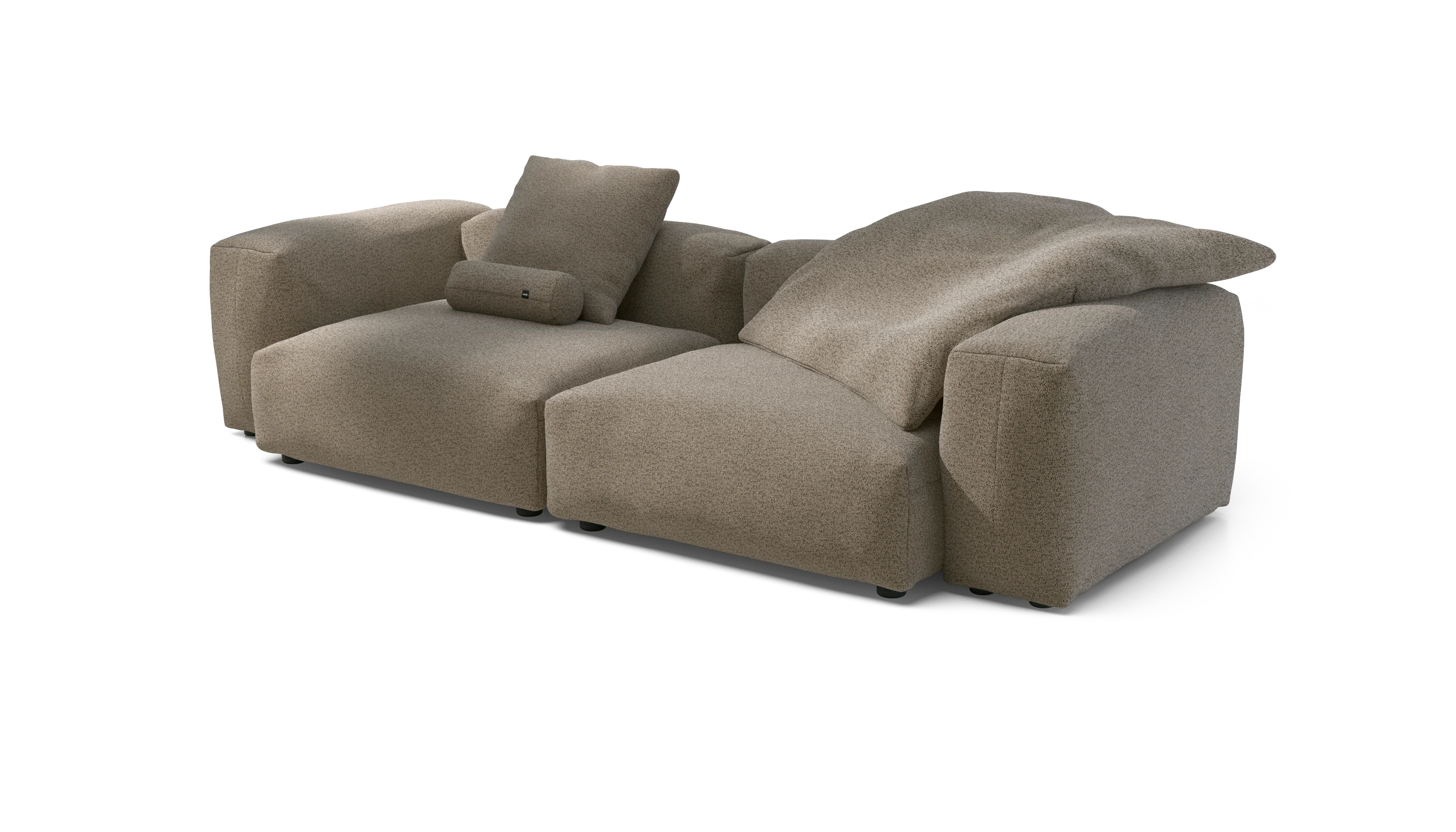 vetsak | Sofa Set 02 Large - Loop Loop - Taupe | Modulaire Sofa | 3.5 Zits | Big Sofa - Image 3