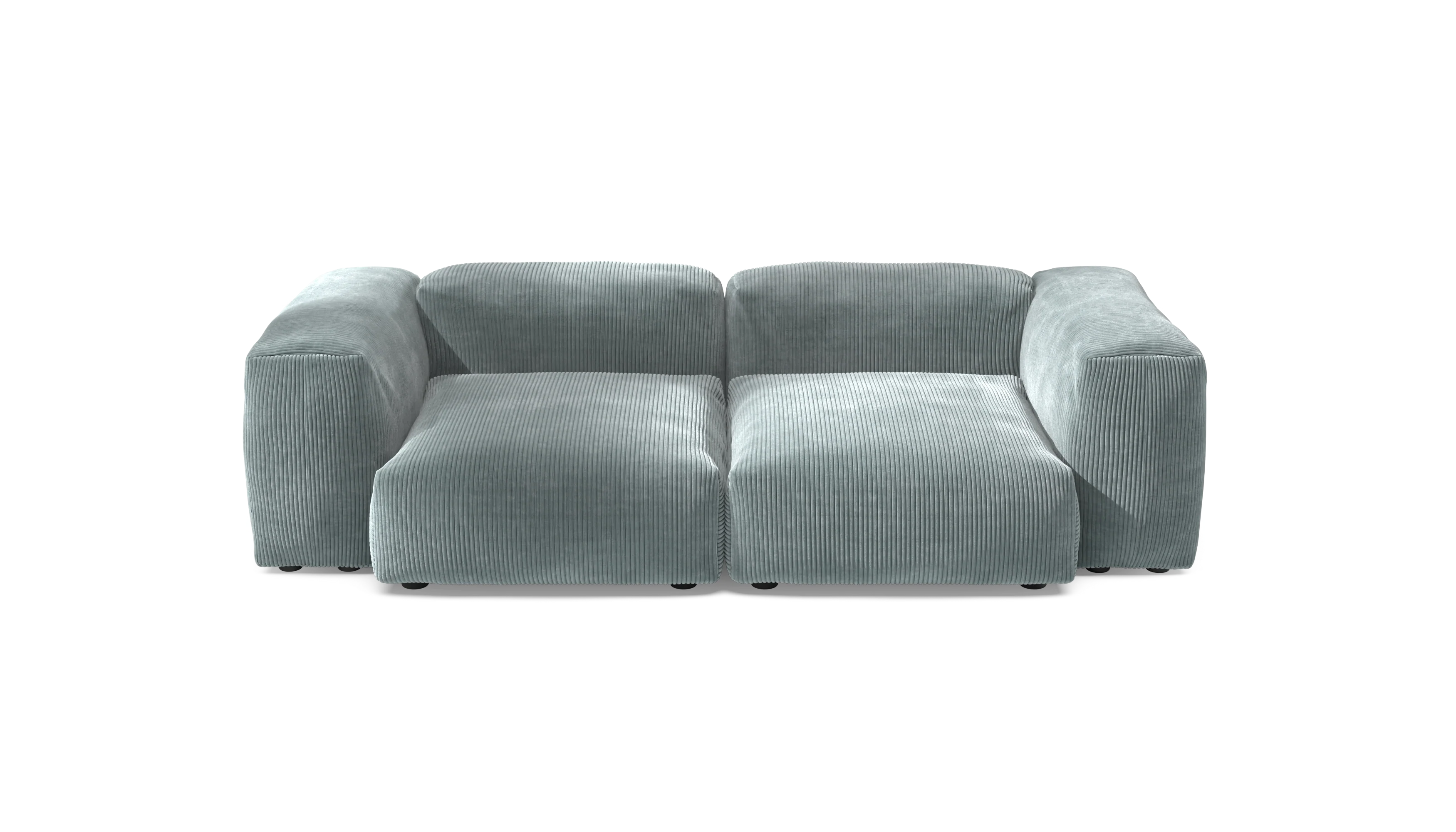 vetsak | Sofa Set 02 Medium - Cord Velour - Mint | Modulaire Sofa | 2.5 Zits | Big Sofa - Image 2