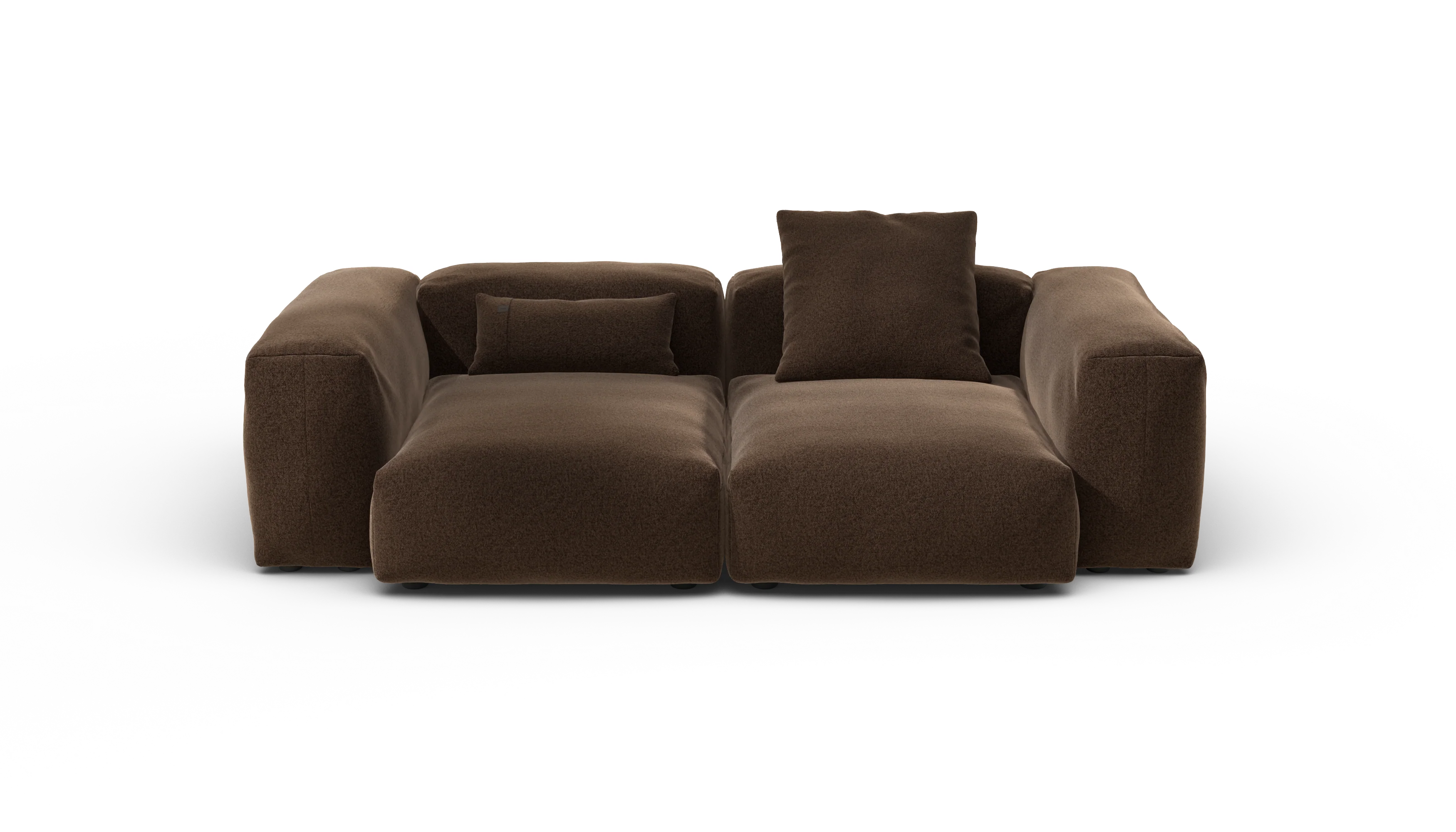 vetsak | Sofa Set 02 Medium - Pebble - Umber | Modulaire Sofa | 2.5 Zits | Big Sofa