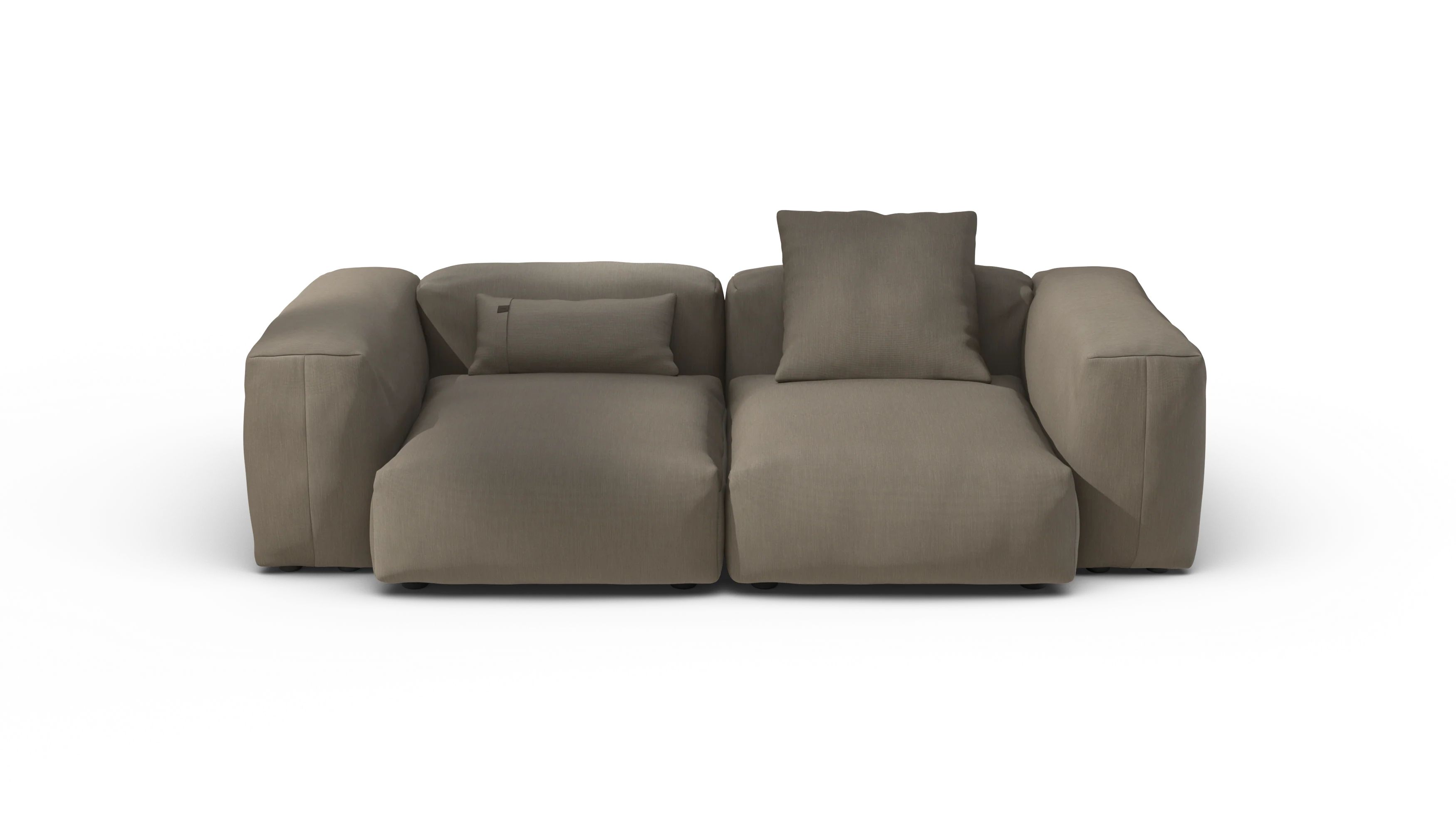 vetsak | Sofa Set 02 Medium - Terrain - Driftwood | Modulaire Sofa | 2.5 Zits | Big Sofa