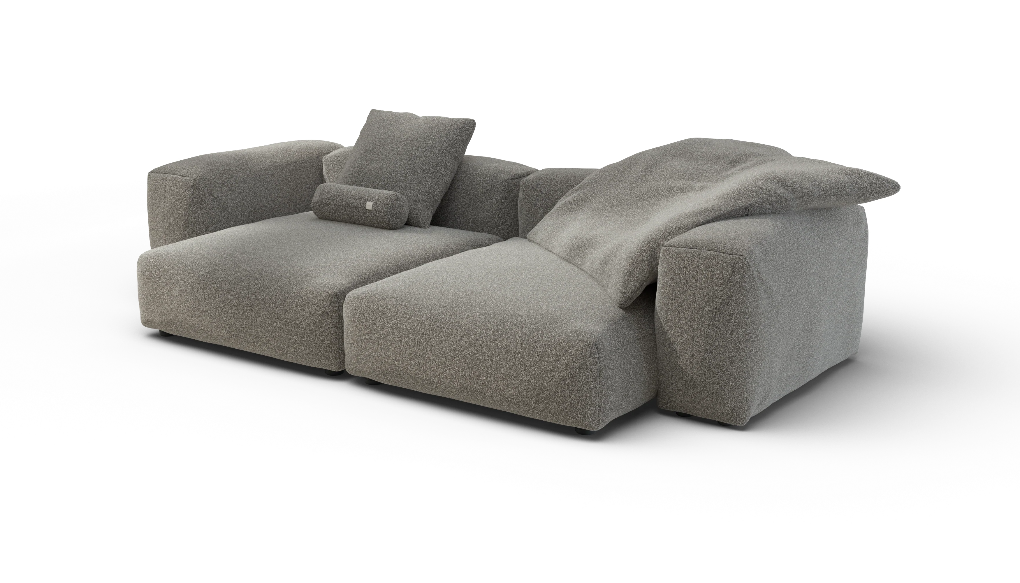 vetsak | Sofa Set 02 XLarge - Pebble - Platinum | Modulaire Sofa | 3.5 Zits | Big Sofa - Image 3