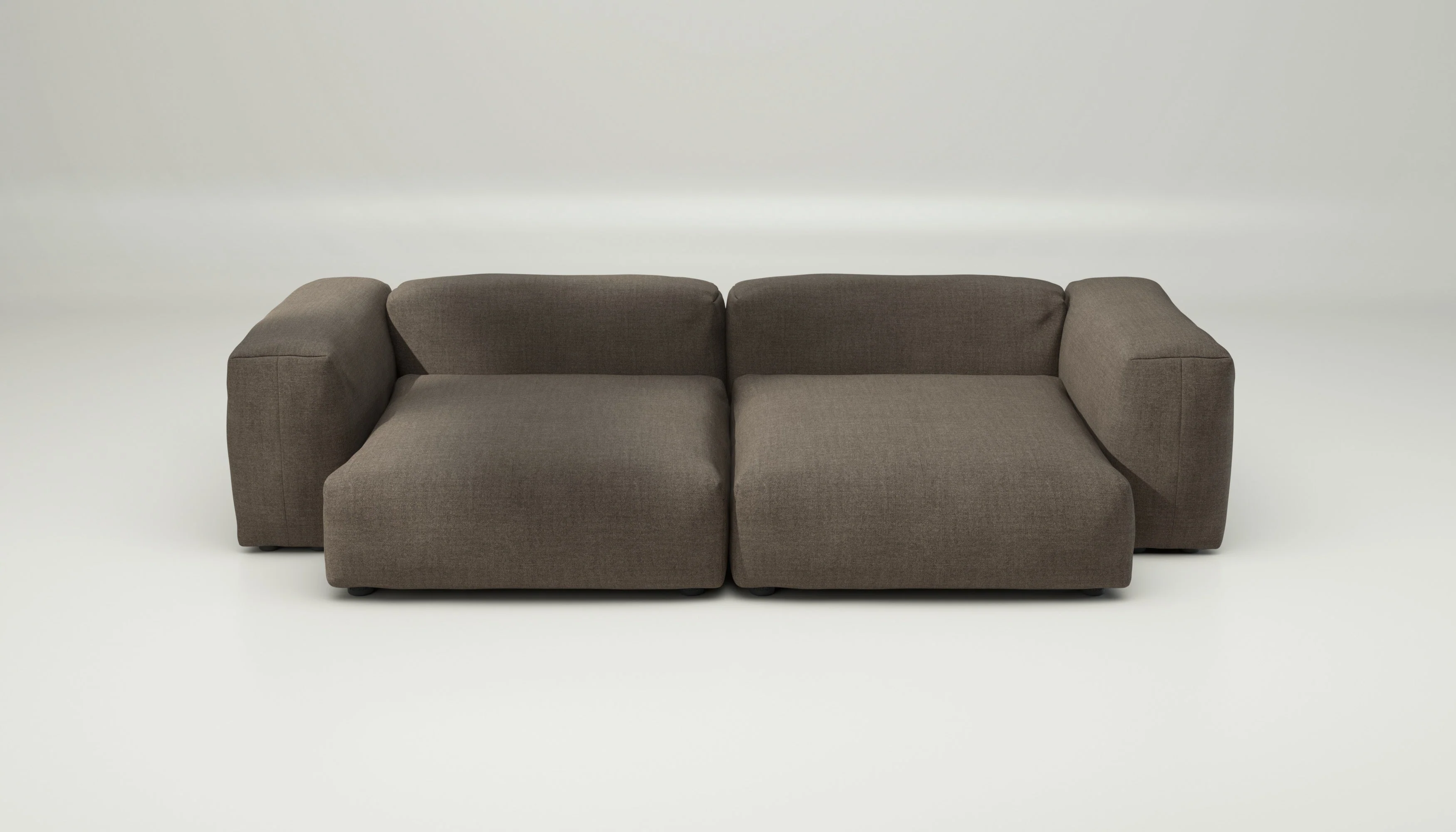 vetsak | Sofa Set 02 XLarge - Pique - Taupe | Modular Sofa | 3.5 Seater | Big Sofa - Image 6