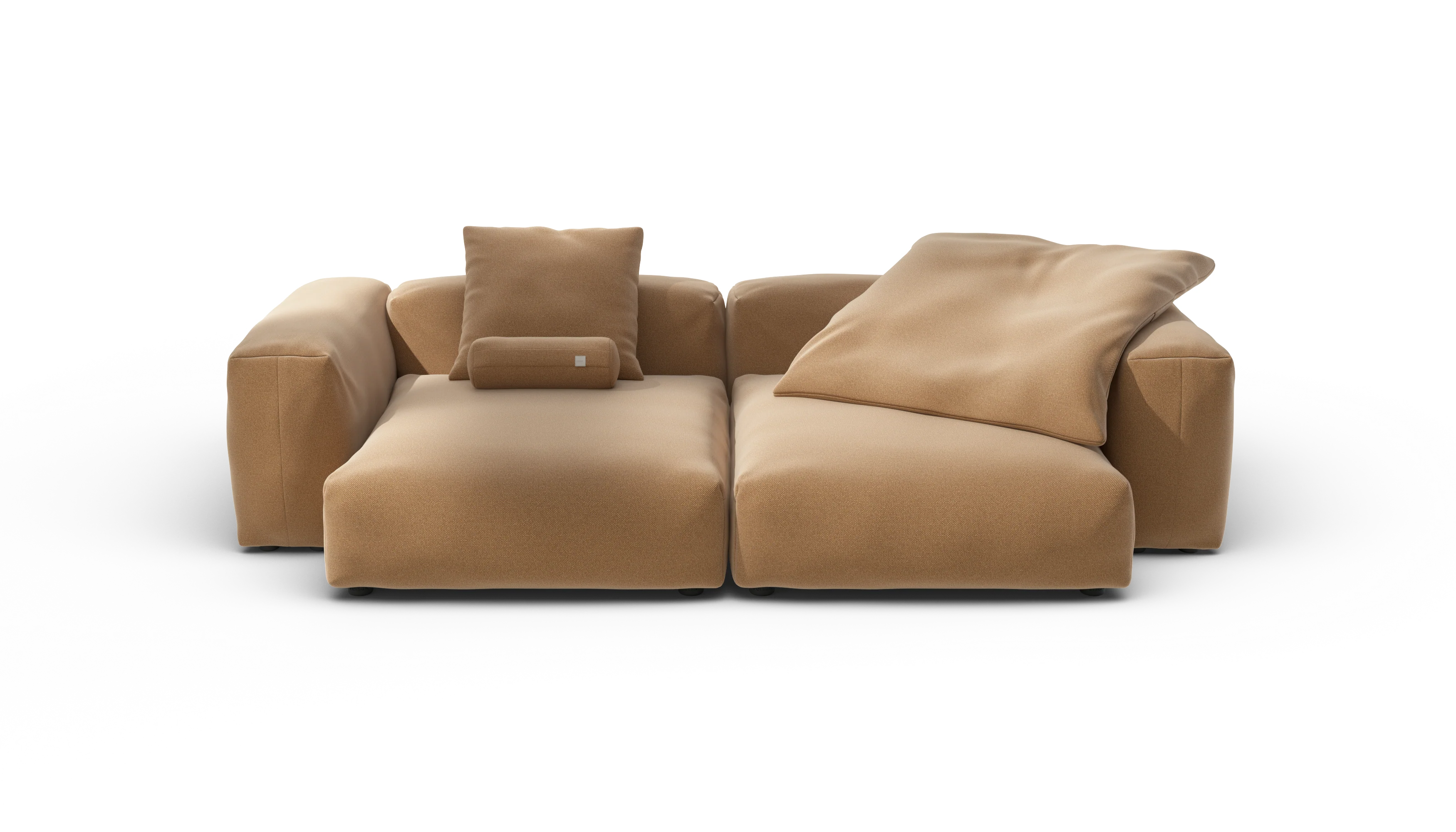 vetsak | Sofa Set 02 XLarge - Pique - Wheat | Modulaire Sofa | 3.5 Zits | Big Sofa