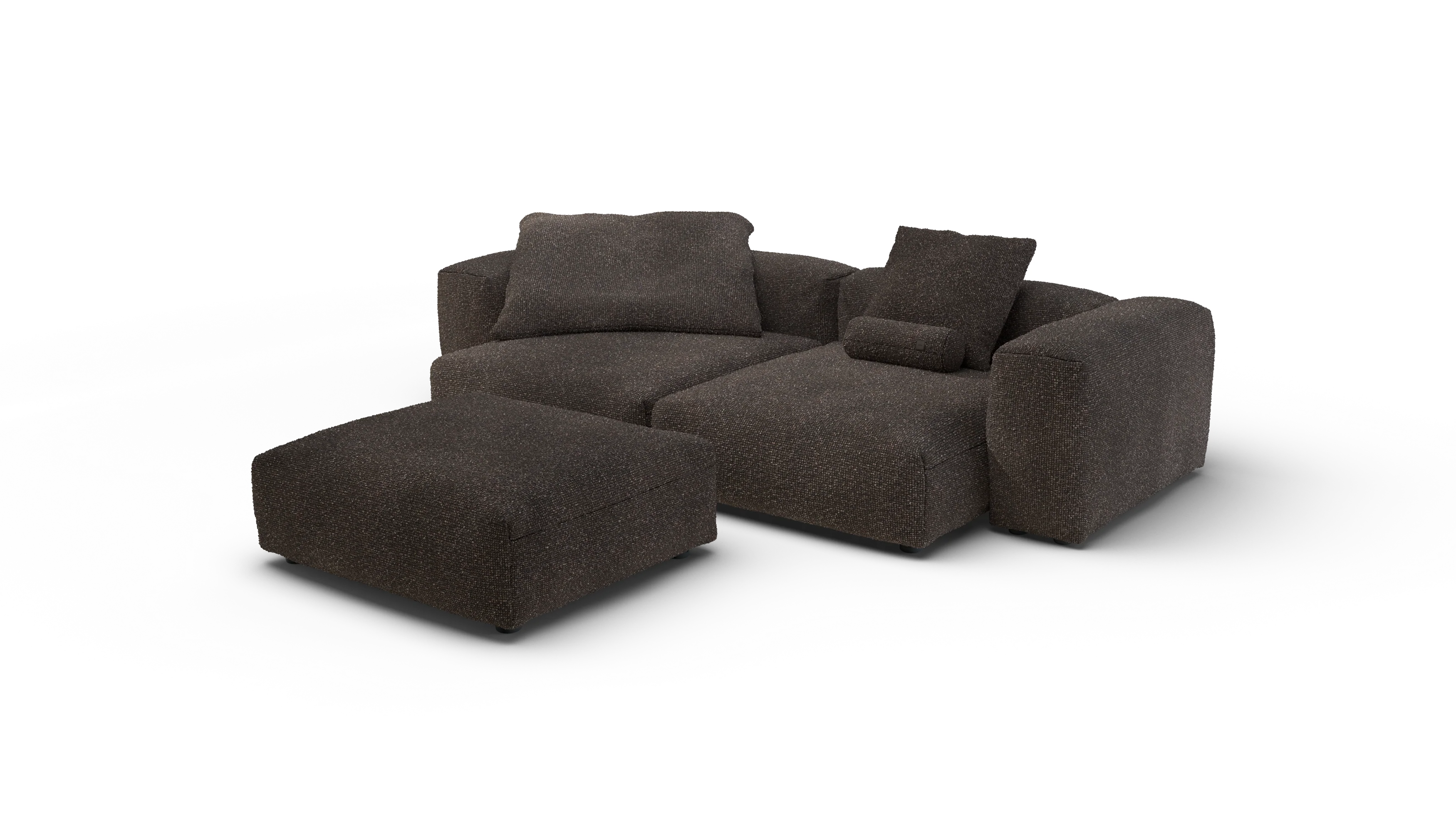 vetsak | Sofa Set 03 - Nub - Walnut | Modulaire Sofa | 3.5 Zits | Big Sofa | Hoeksofa - Image 4