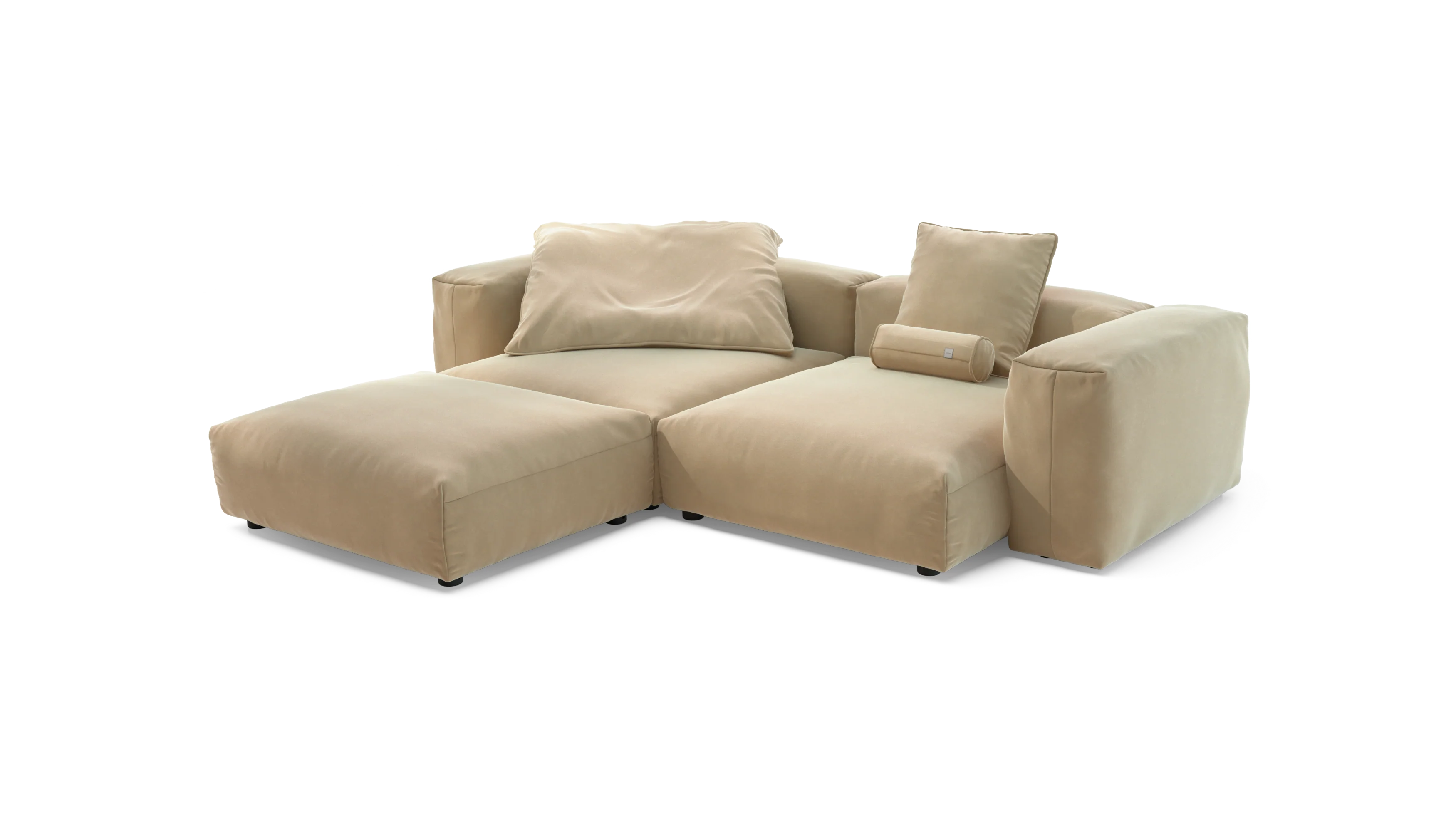 vetsak | Sofa Set 03 - Suave - Creme | Modulaire Sofa | 3.5 Zits | Big Sofa | Hoeksofa - Image 3