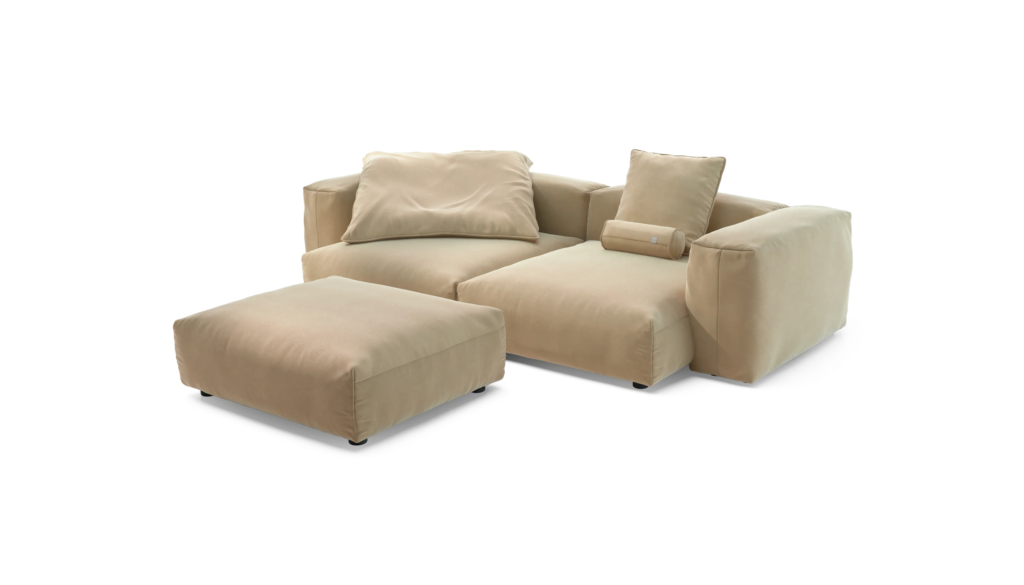 vetsak | Sofa Set 03 - Suave - Creme | Modulaire Sofa | 3.5 Zits | Big Sofa | Hoeksofa - Image 4