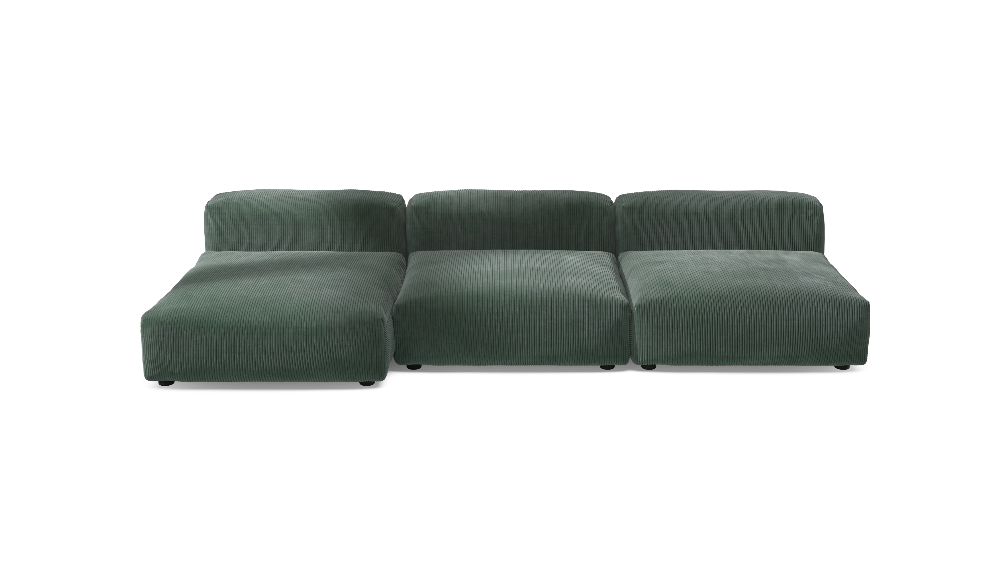 vetsak | Sofa Set 04 - Cord Velour - Hunter | Modulaire Sofa | 5 Zits | Big Sofa - Image 2