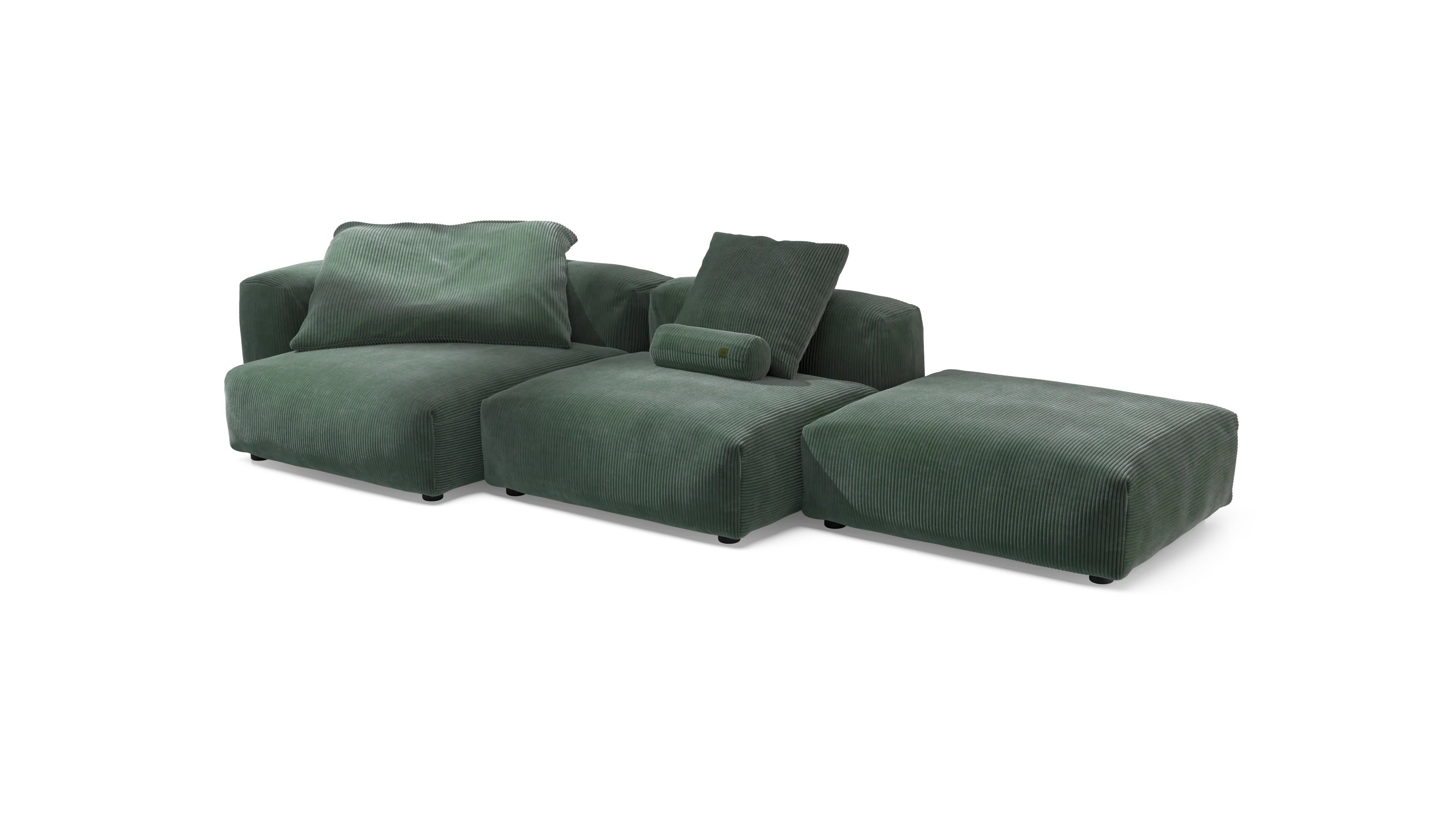 vetsak | Sofa Set 04 - Cord Velour - Hunter | Modulaire Sofa | 5 Zits | Big Sofa - Image 4