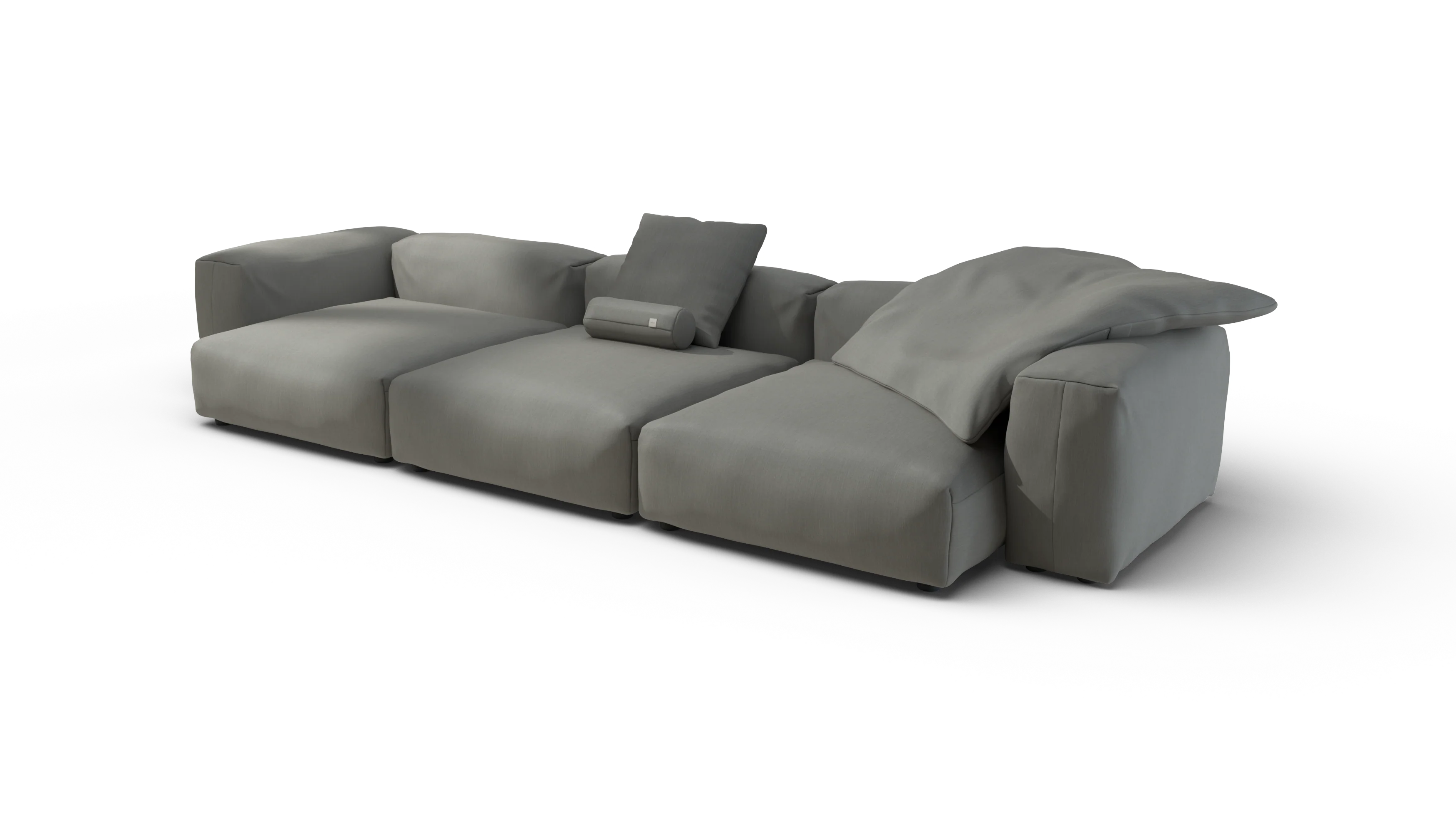 vetsak | Sofa Set 05 - Terrain - Flint | Modulaire Sofa | 5 Zits | Big Sofa | Hoeksofa - Image 3