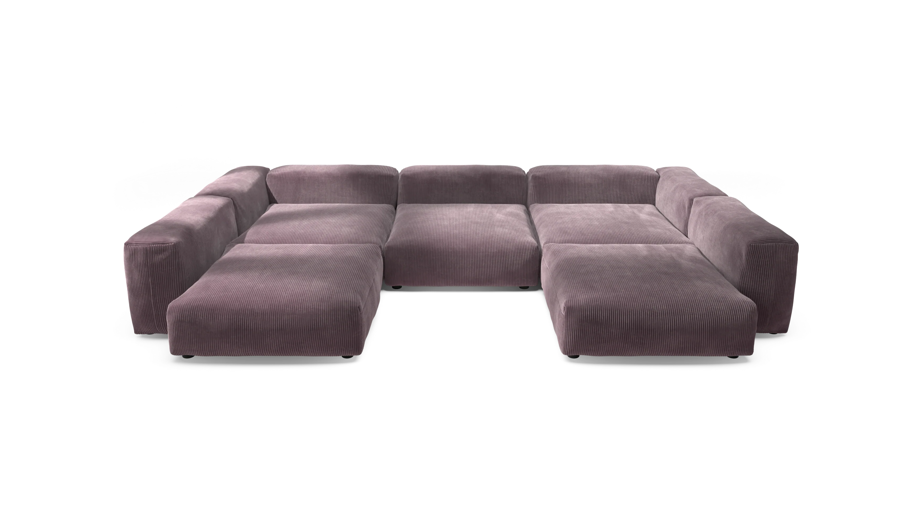 vetsak | Sofa Set 06 - Cord Velour - Blossom | Modulaire Sofa | 6.5 Zits | Big Sofa | U Sofa | Hoeksofa - Image 2