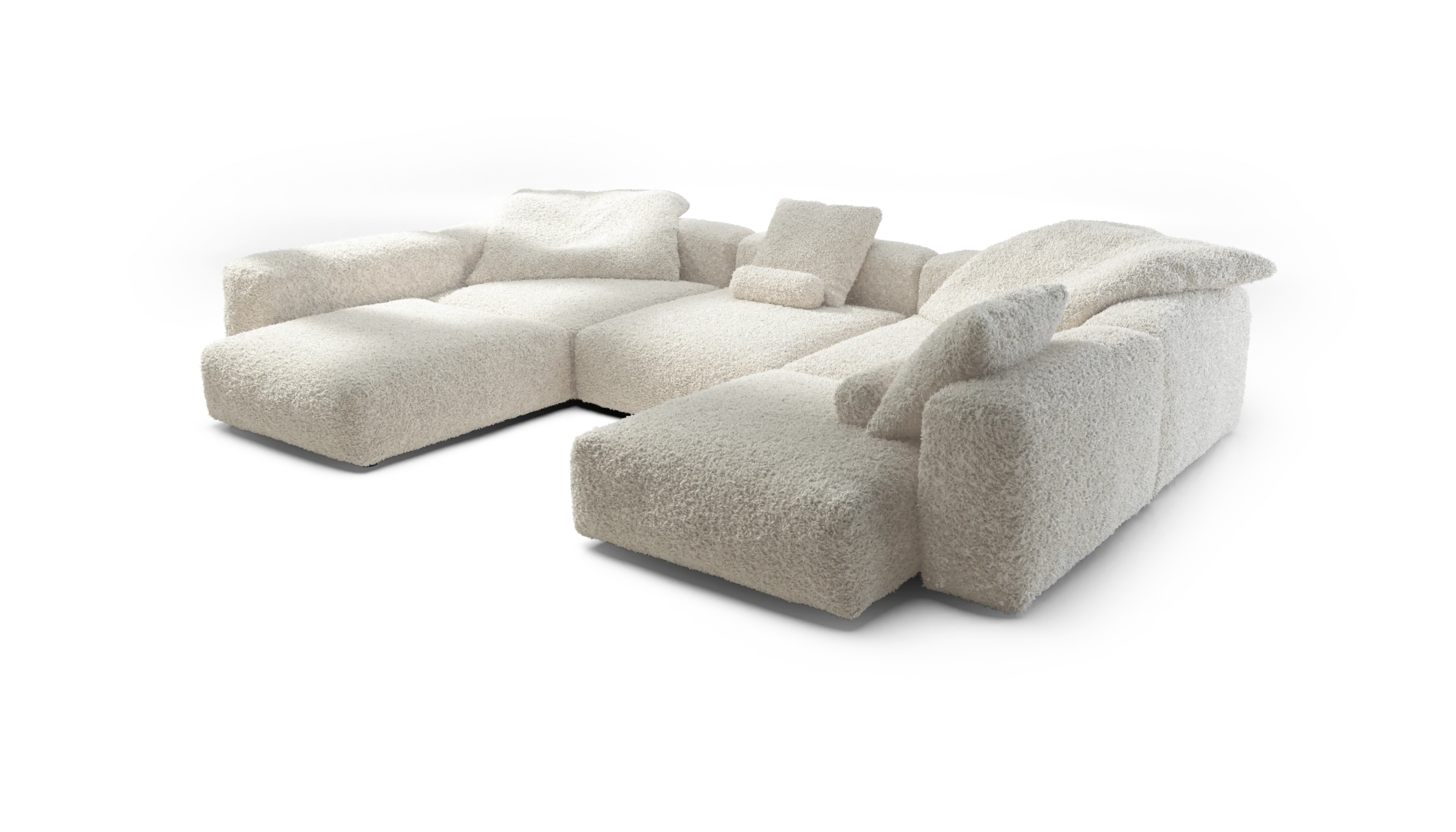 vetsak | Sofa Set 06 - Doodle - Creme | Modulaire Sofa | 6.5 Zits | Big Sofa | U Sofa | Hoeksofa - Image 3
