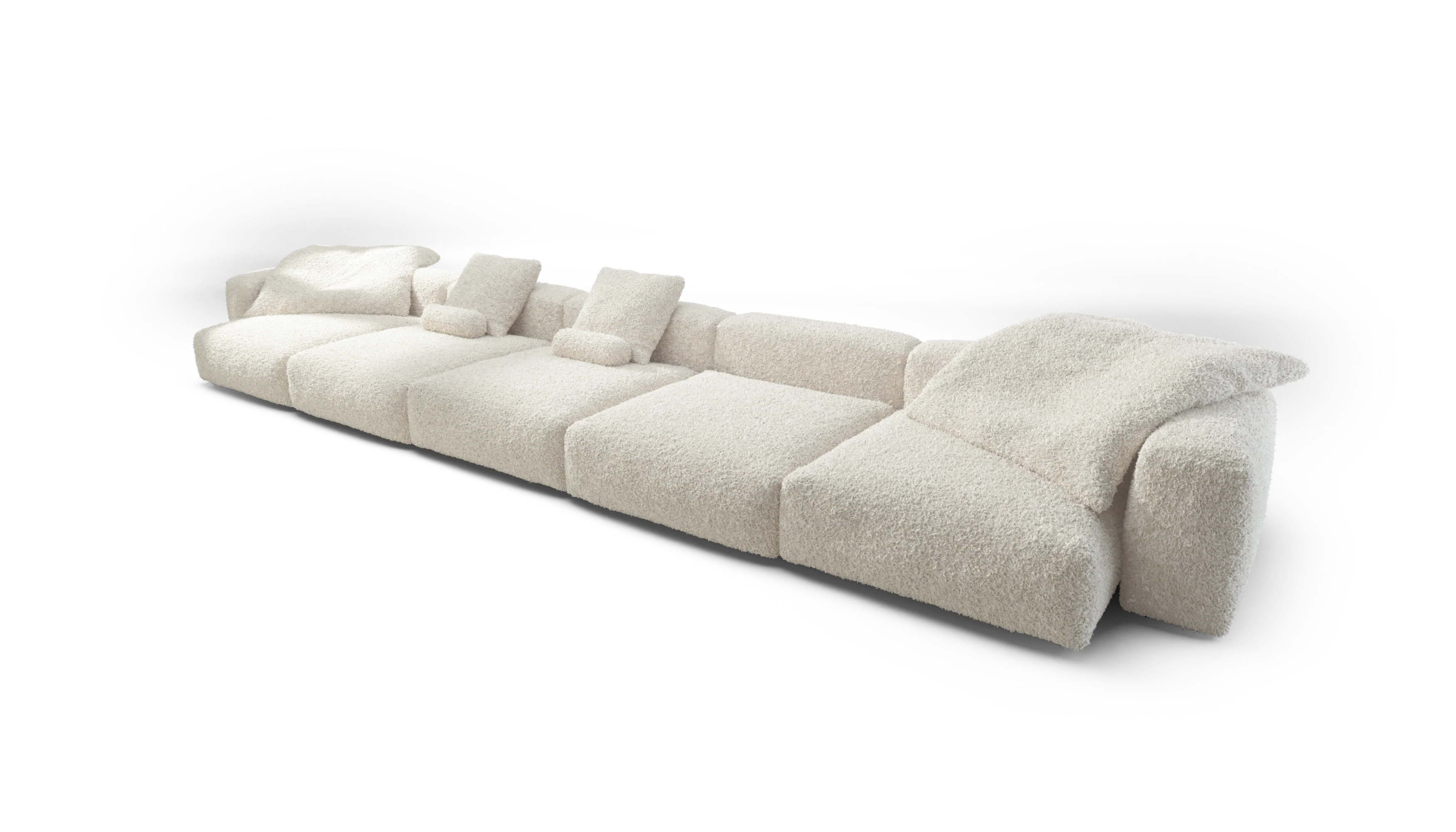 vetsak | Sofa Set 06 - Doodle - Creme | Modulaire Sofa | 6.5 Zits | Big Sofa | U Sofa | Hoeksofa - Image 4