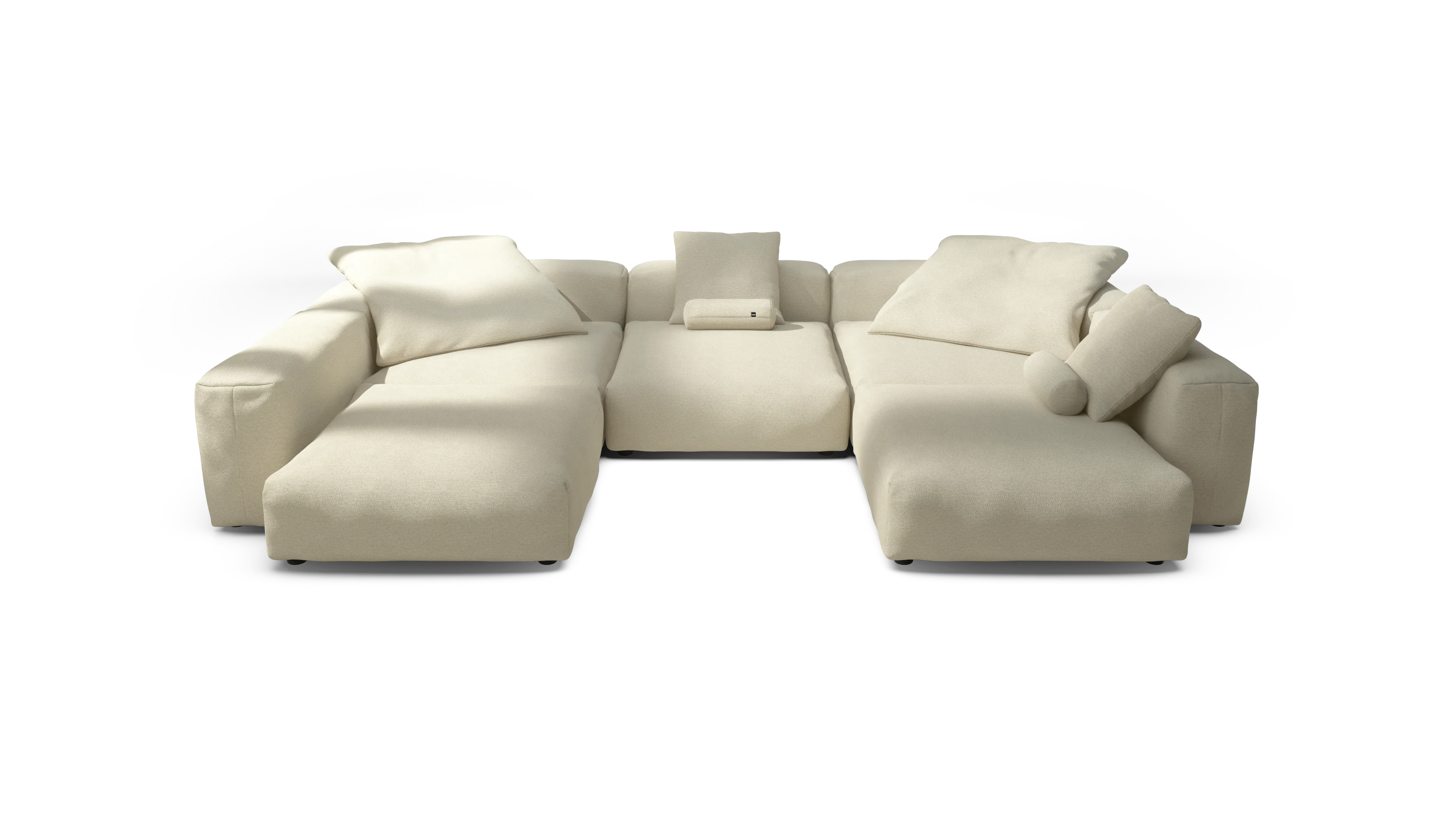 vetsak | Sofa Set 06 - Loop Loop - Duna | Modulaire Sofa | 6.5 Zits | Big Sofa | U Sofa | Hoeksofa