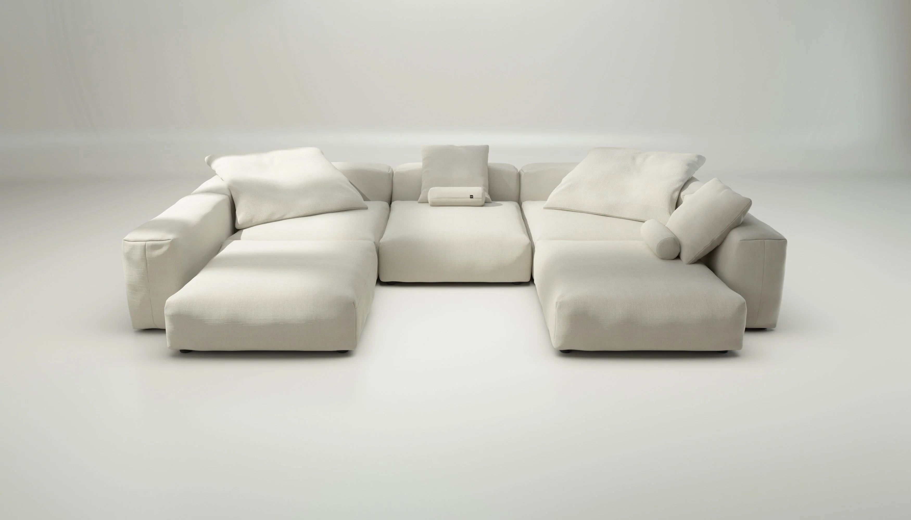 vetsak | Sofa Set 06 - Pique - Creme | Modulaire Sofa | 6.5 Zits | Big Sofa | U Sofa | Hoeksofa - Image 5