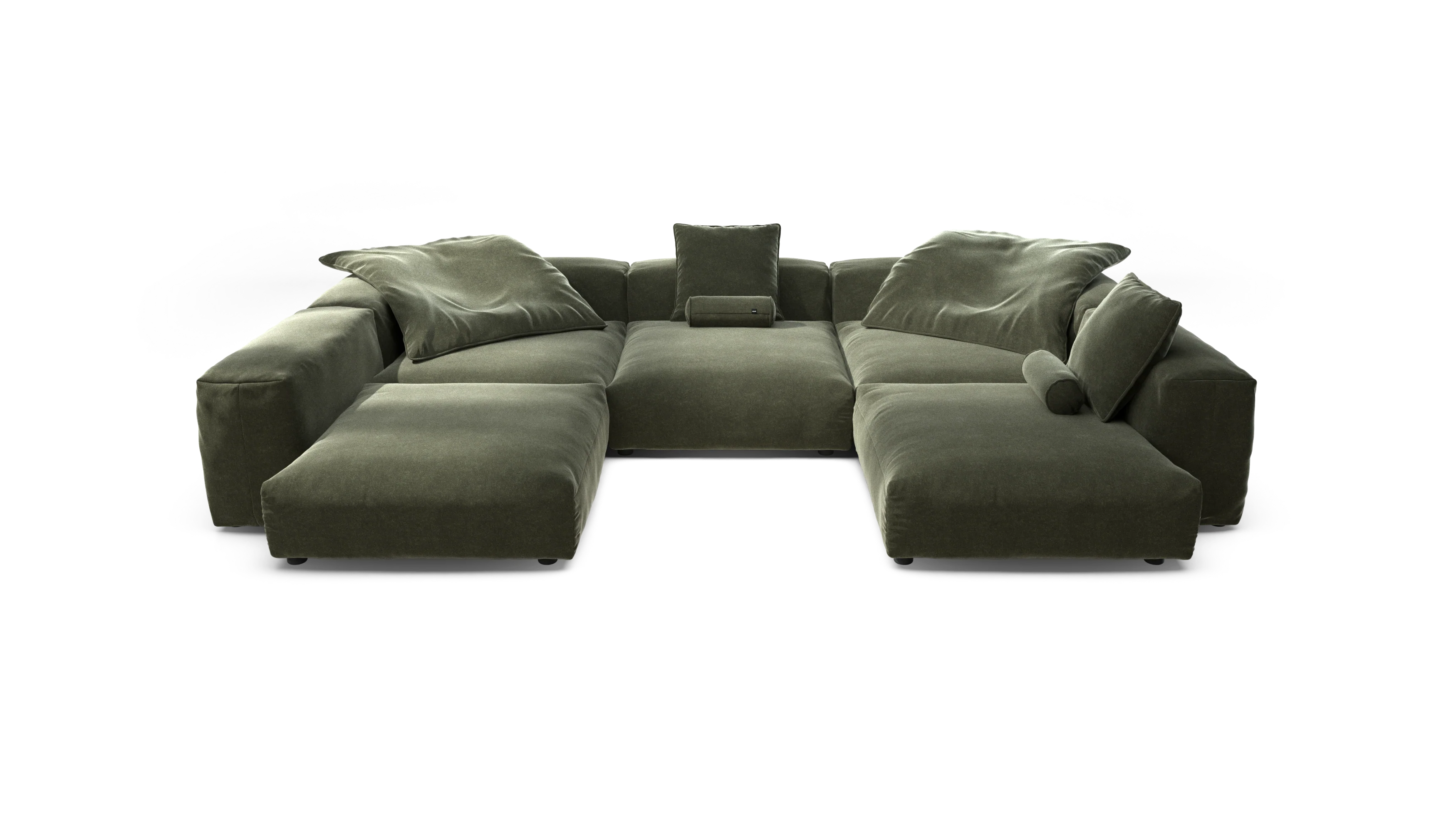 vetsak | Sofa Set 06 - Suave - Pine | Modulaire Sofa | 6.5 Zits | Big Sofa | U Sofa | Hoeksofa