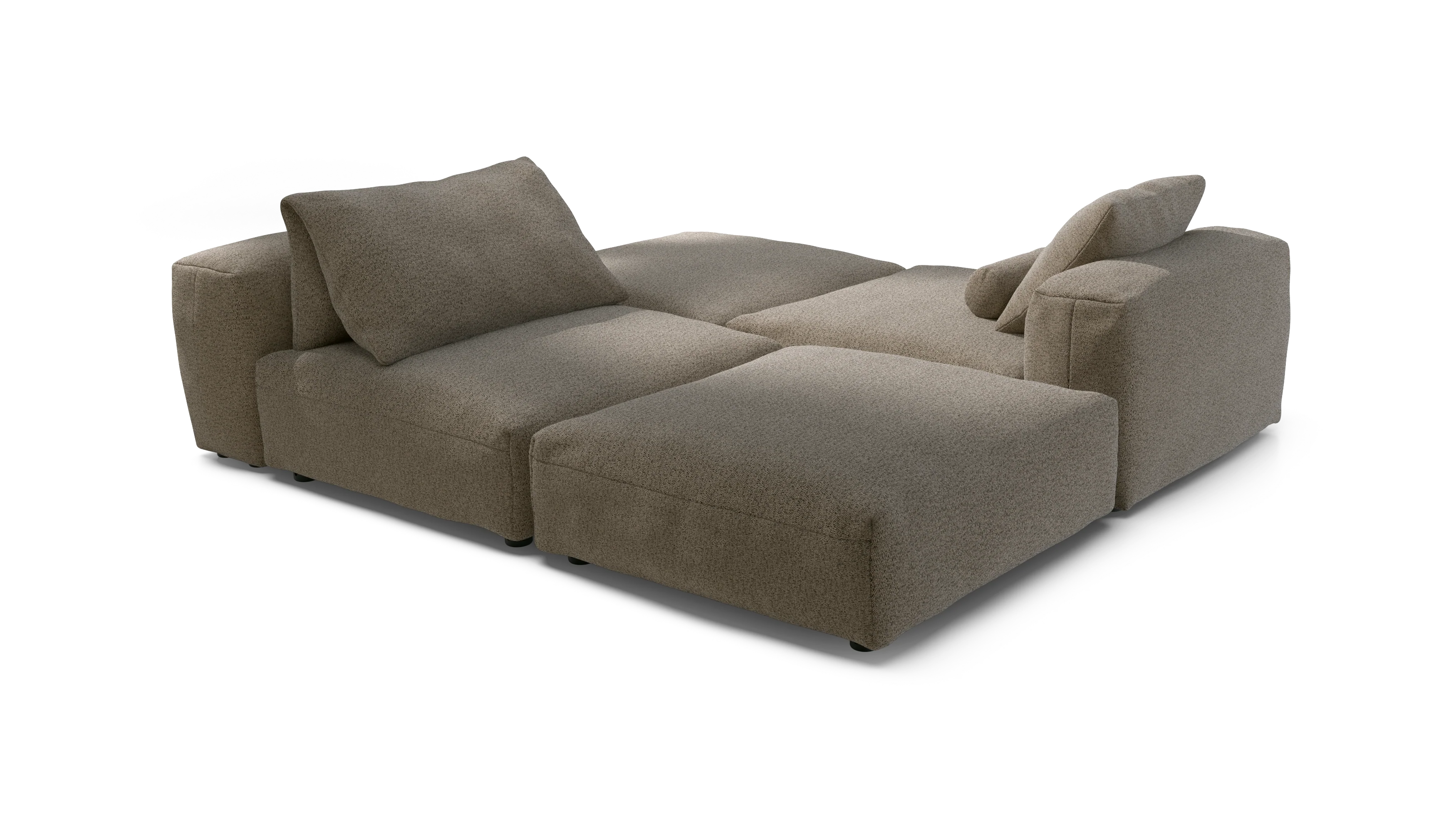 vetsak | Sofa Set 08 - Daybed - Loop Loop - Taupe | Modulaire Sofa | 6 Zits | Outdoor Island | Double lounger - Image 3