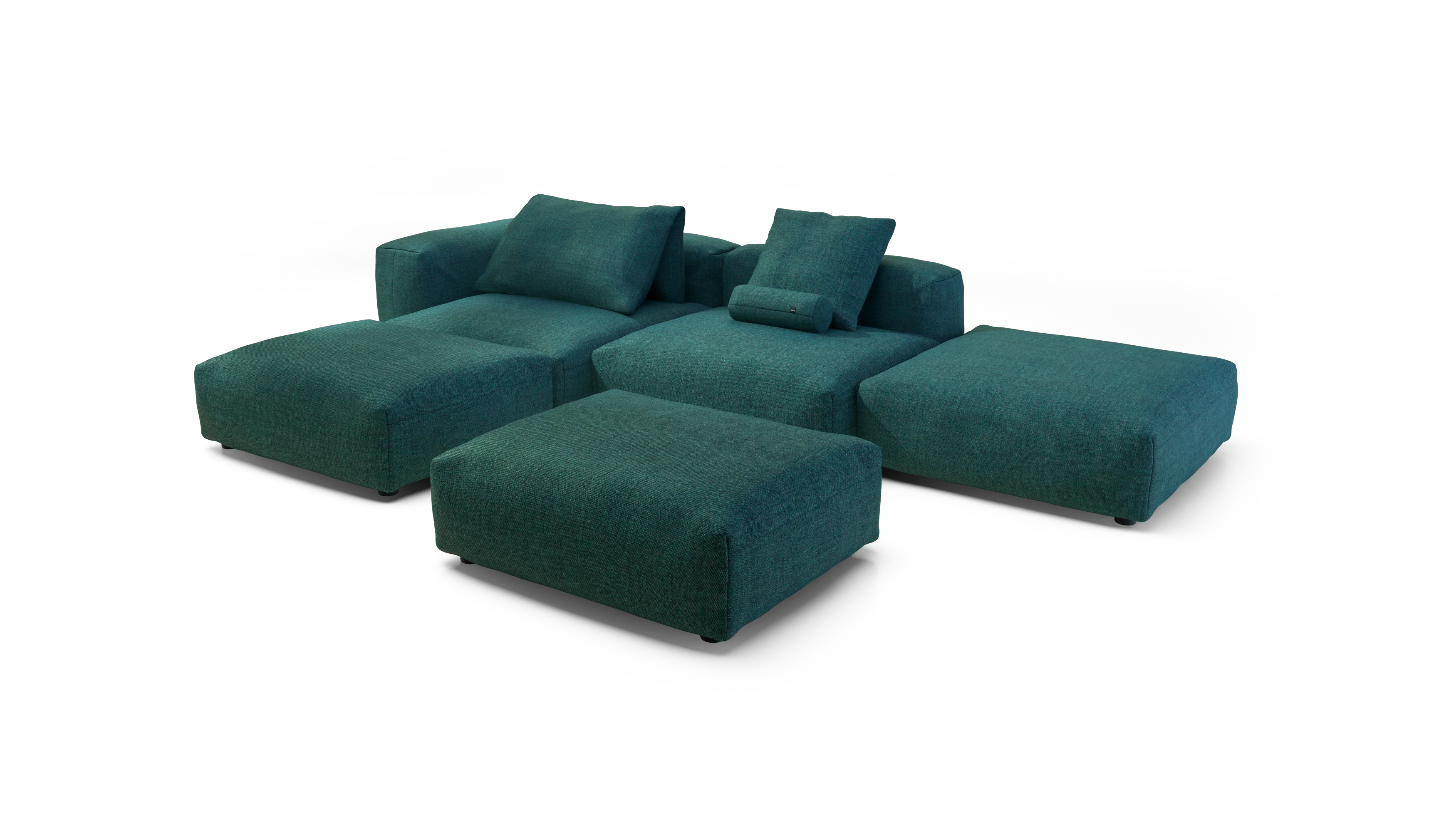 vetsak | Sofa Set 09 - The Island - Pique - Cedar | Modular Sofa | 7 Seater | Sofa Island - Image 4