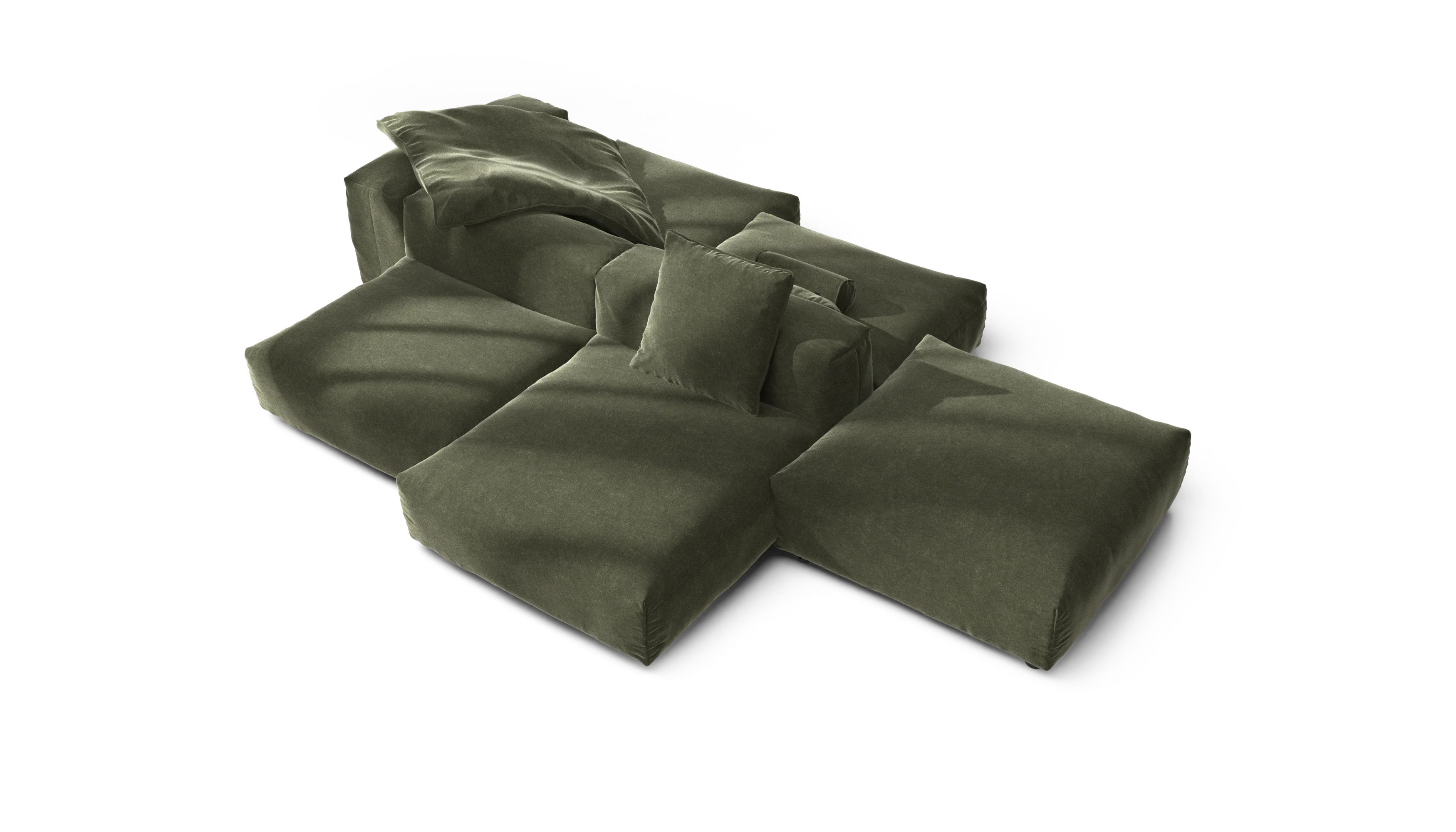 vetsak | Sofa Set 09 - The Island - Suave - Pine | Modulaire Sofa | 7 Zits | Sofa Island - Image 3
